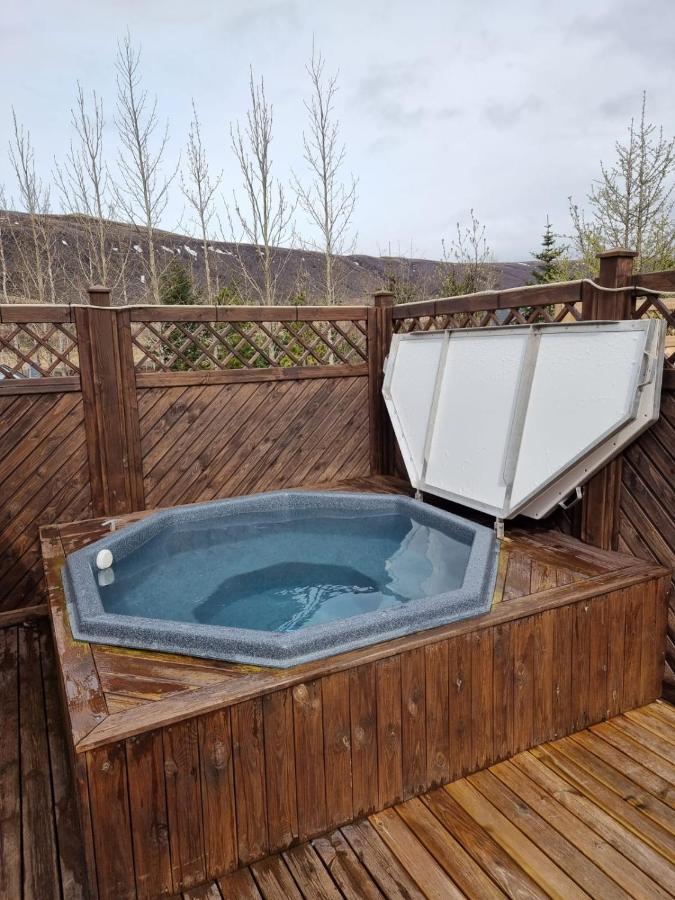Vila Golden Circle Cabin, Hot Tub Geysir Exteriér fotografie