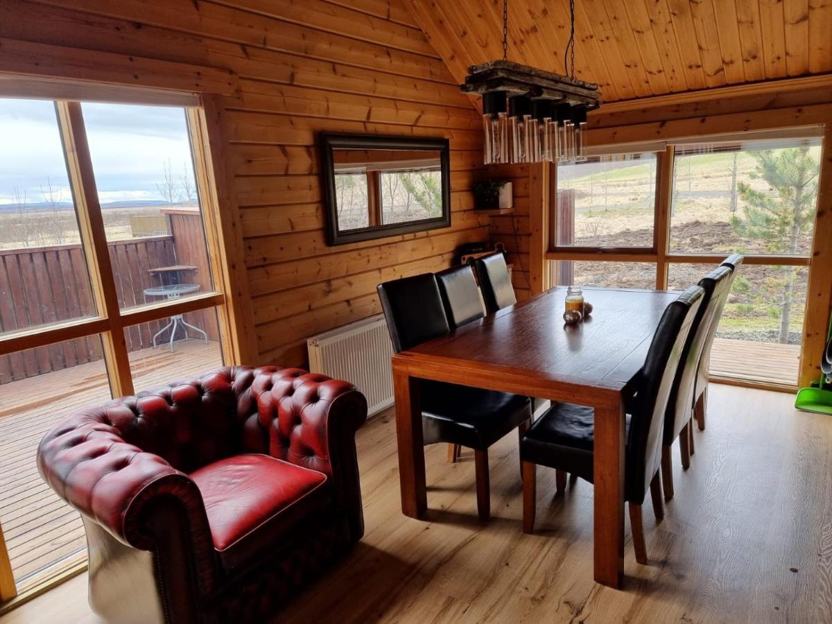 Vila Golden Circle Cabin, Hot Tub Geysir Exteriér fotografie